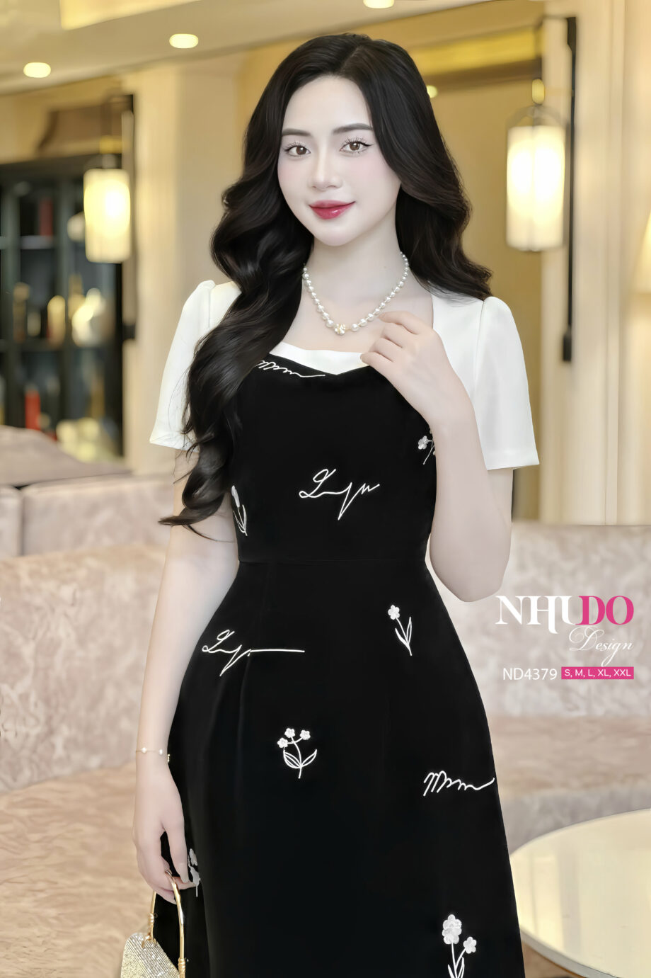 Váy Đen Công Sở- Váy Chữ A