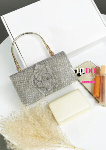 TLD008 Túi Xách Thiết Kế Đính Ngọc Lấp Lánh