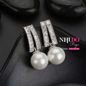 VLD047 Đôi Khuyên Tai Ngọc Trai Khí Chất