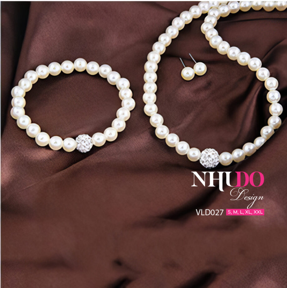 VLD027 Bộ Trang Sức Ngọc Trai Quý Phái
