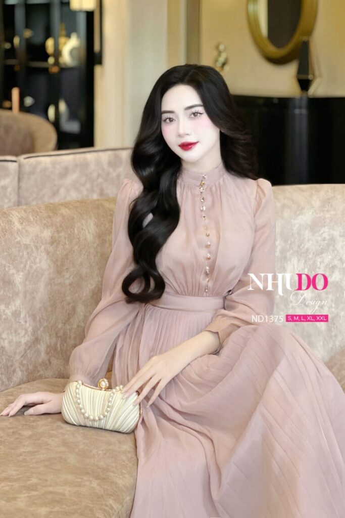 Váy Công Sở Hàn Quốc- ND1375