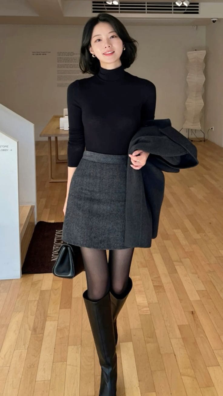 Chân Váy Công Sở Chữ A – Phác Họa Lại Đường Nét Cơ Thể Một Cách Đầy Ý Tứ