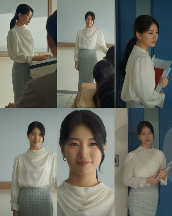 Thời Trang Công Sở Hàn Quốc - Tình Đầu Quốc Dân Suzy Bae