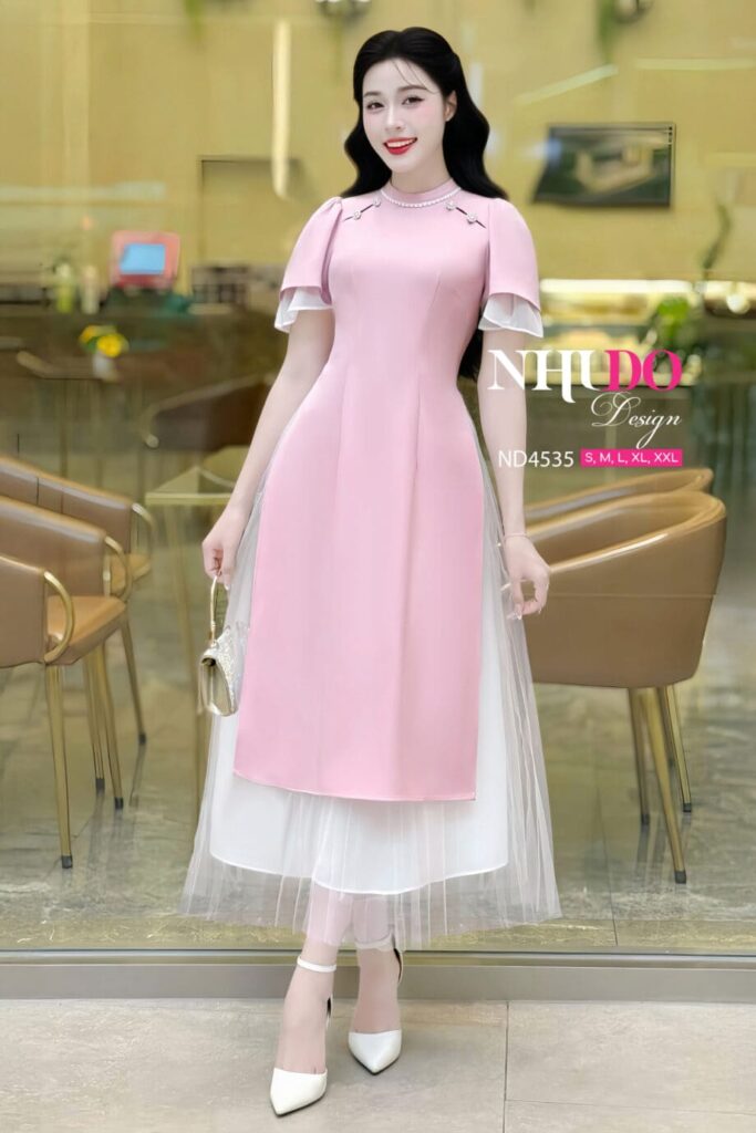 Váy Đi Tiệc Cưới Sang Chảnh - ND4535