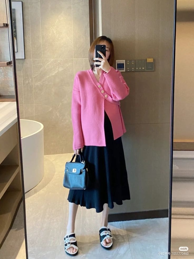 Áo Bầu Công Sở - Phối Đồ