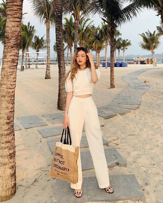 Áo Croptop Công Sở - Crotop Tay Bồng