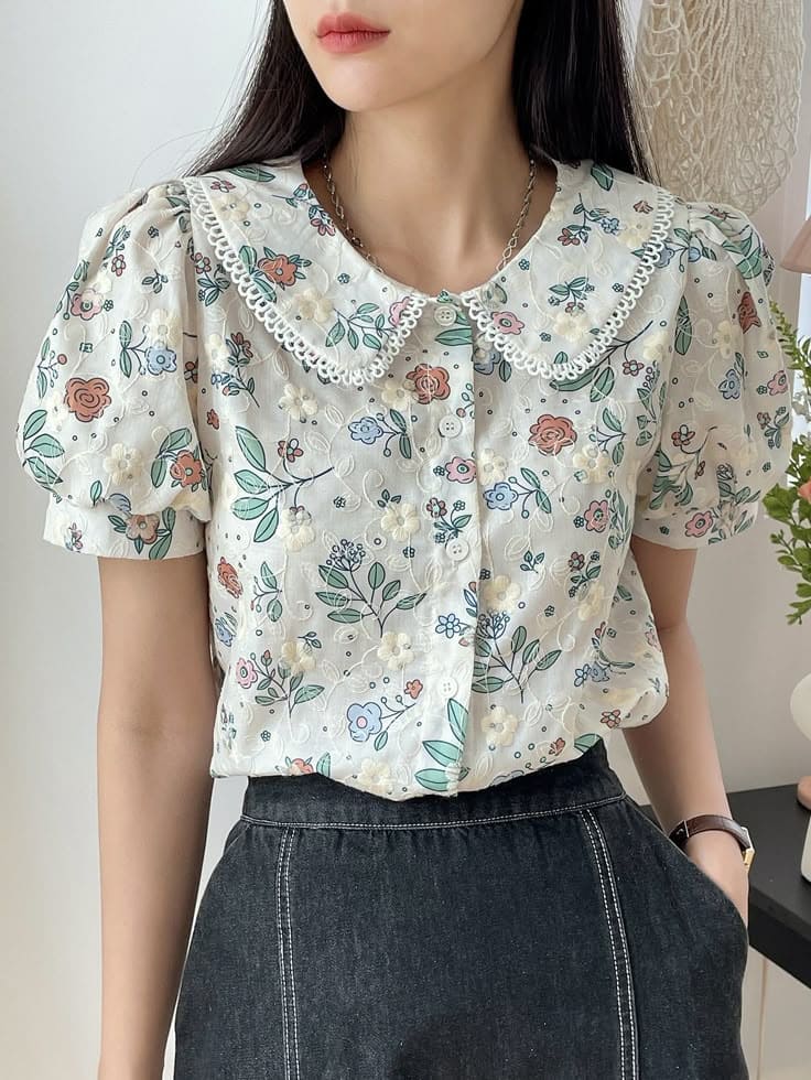 Áo Hoa Nhí Công Sở - Các Thương Hiệu Việt Lăng Xê