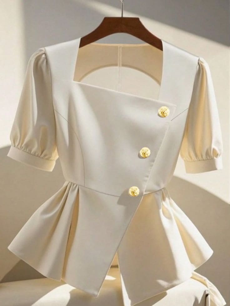 Áo Kiểu Công Sở Mới Nhất - Áo Peplum Mang Phong Cách Thanh LỊch