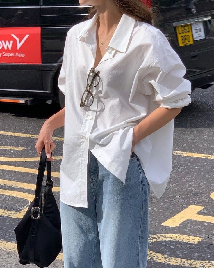 Áo Nữ Công Sở Mùa Hè - Áo Sơ Mi Oversize