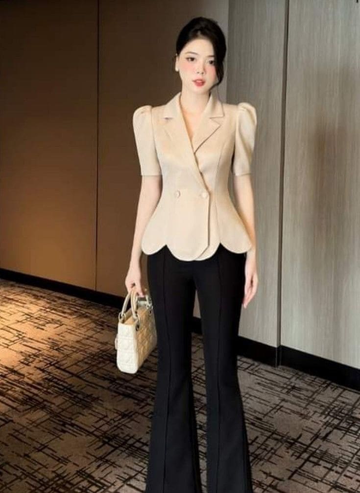 Áo Peplum - Phối Đồ