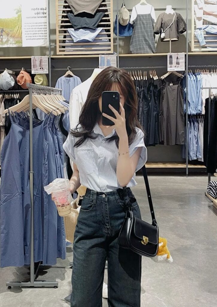 Áo Sơ Mi Nữ Công Sở- Áo Sơ Mi Tay Lửng
