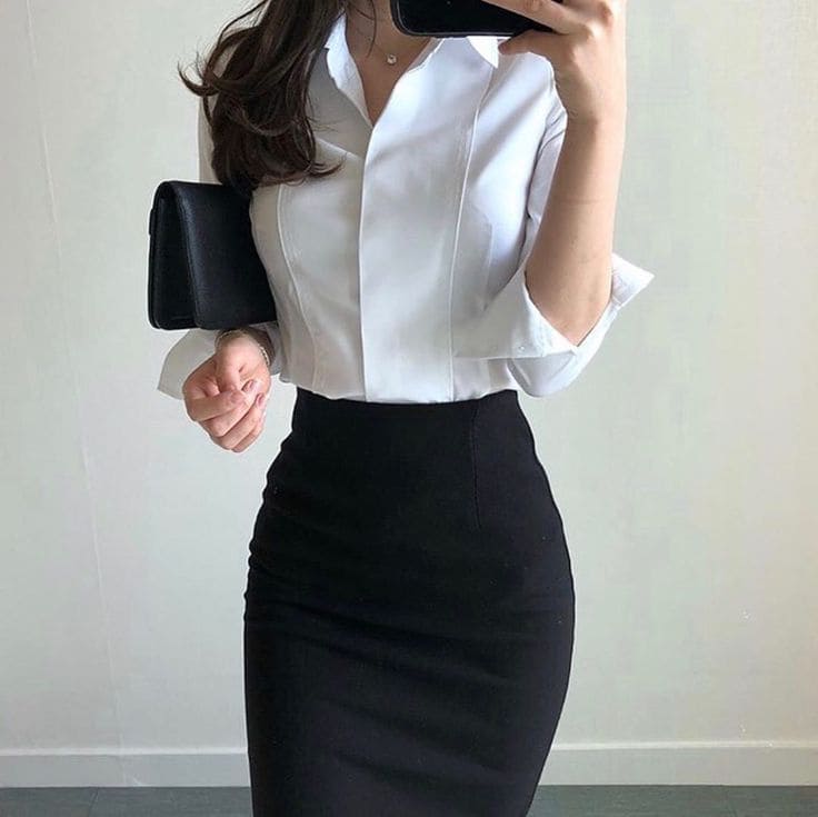 Áo Trắng Công Sở - Phối Đồ