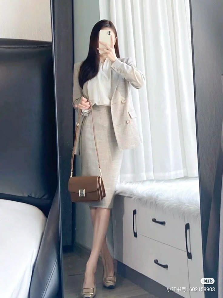 Chân Váy Bút Chì Công Sở - Phối Đồ
