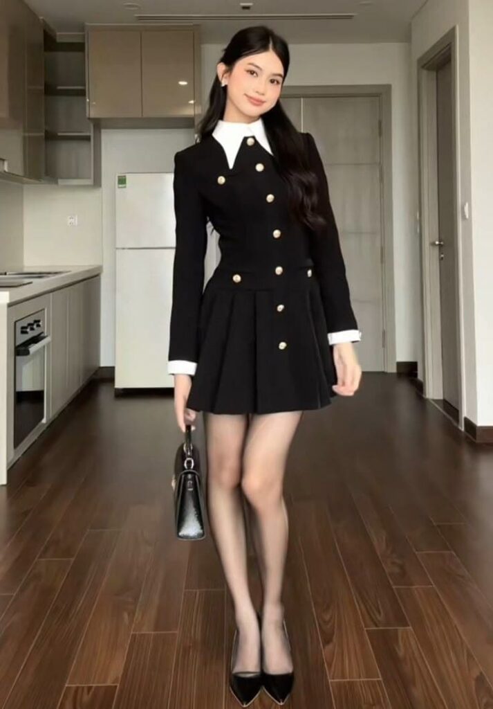 Chân Váy Đen Công Sở - Chân Váy Ngắn