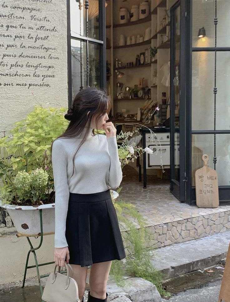 Chân Váy Đen Công Sở - Chân Váy Ngắn