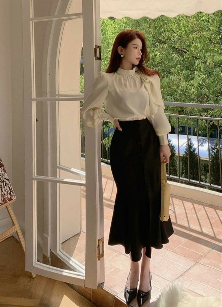 Chân Váy Đen Công Sở - Chân Váy Đuôi Cá