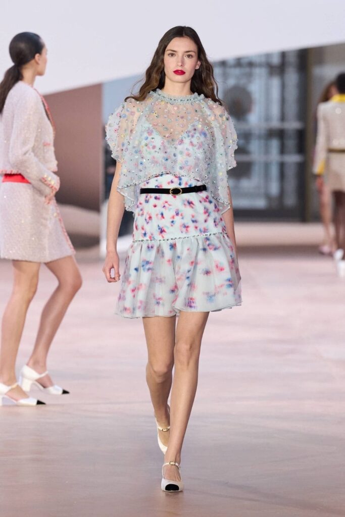 Chân Váy Xếp Ly - Chanel Haute Couture Xuân Hè 2025