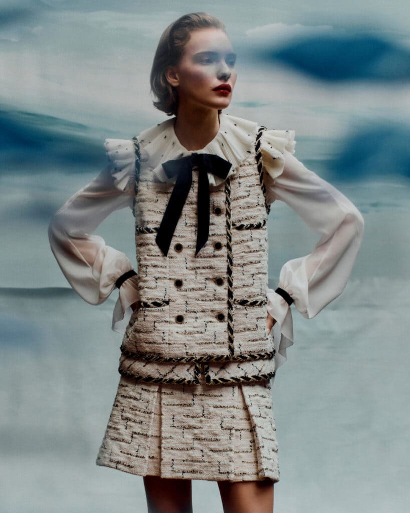 Chân Váy Xếp Ly - Chanel Haute Couture Xuân Hè 2025