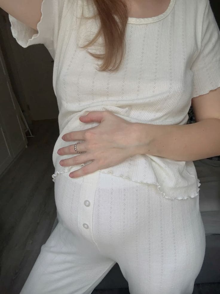 Đầm Bầu Công Sở Mùa Đông - Thun Gân