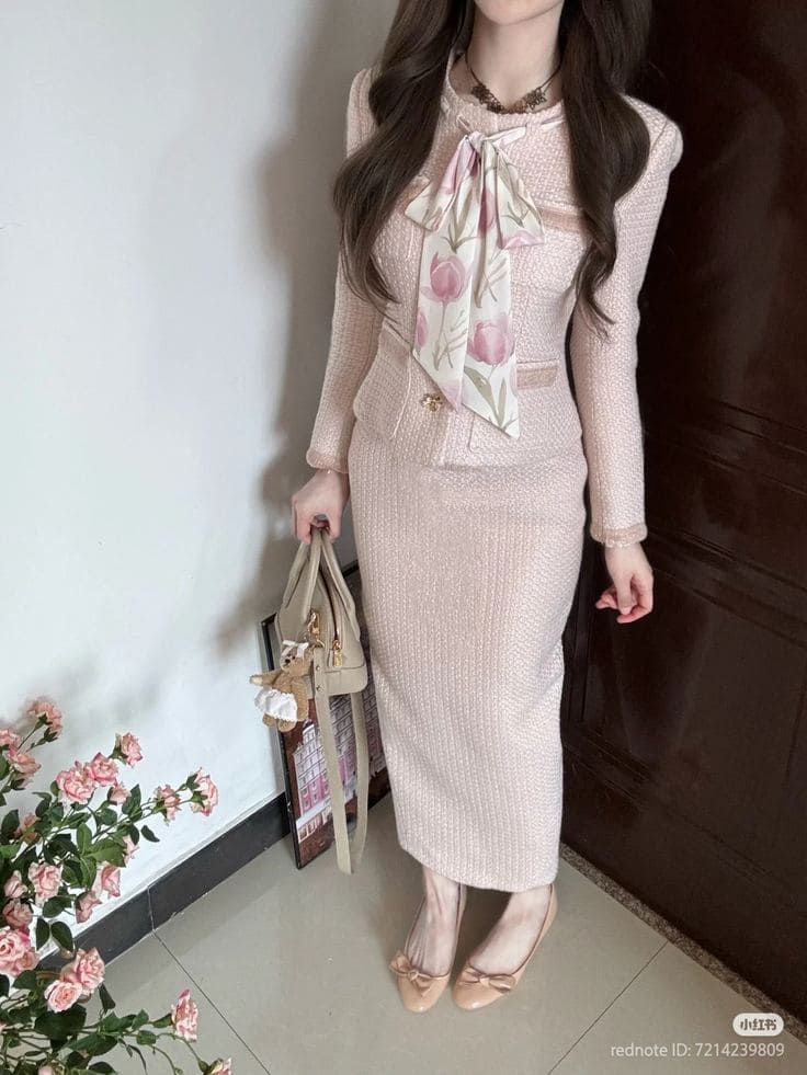 Váy Công Sở Hàng Hiệu - Phối Đồ Đi Làm Đầy Cuốn Hút