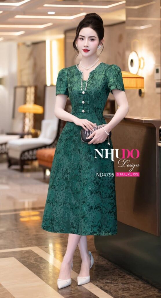 Váy Công Sở Trung Niên - ND4795