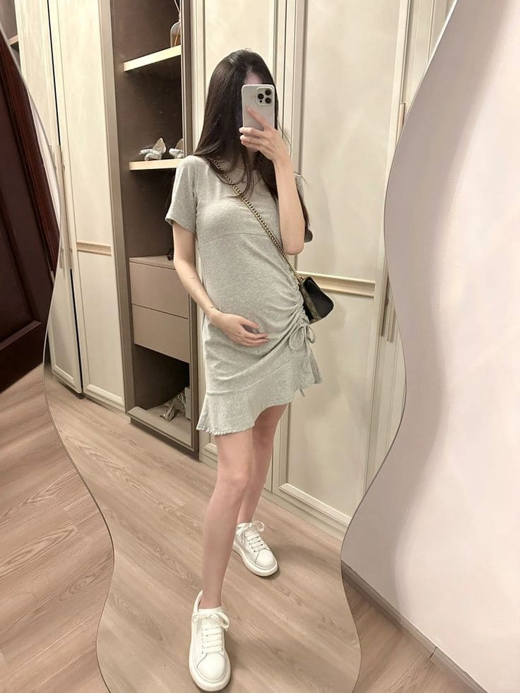 Đồ Bầu Công Sở - Gợi Í Trang Phục Cụ Thể Cho Những Tuần Thai Đầu Tiên