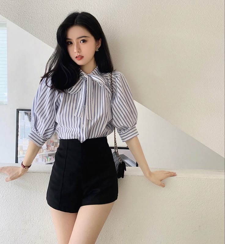 Đồng Phục Công Sở Hàn Quốc - Áo Sơ Mi