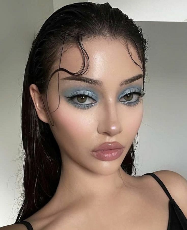 Kiểu Tóc Dự Tiệc - Wet Hair Look