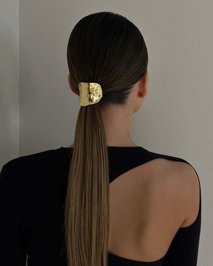 Kiểu Tóc Dự Tiệc - Low Ponytail