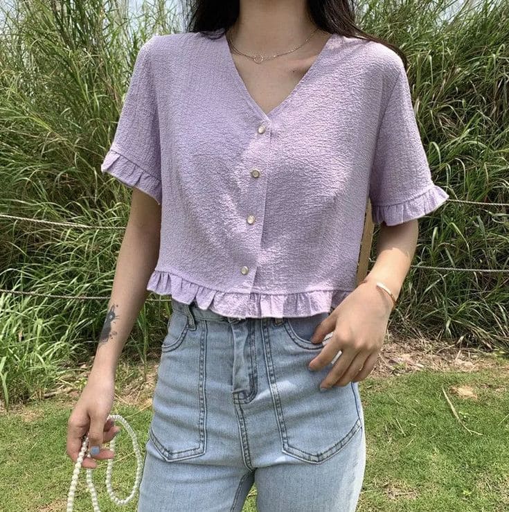 Áo Sơ Mi Croptop Công Sở - Phân Loại Các Thiết Kế