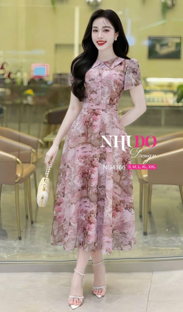Váy Công Sở Mùa Hè - Kiểu Dáng Thanh Lịch ND4166