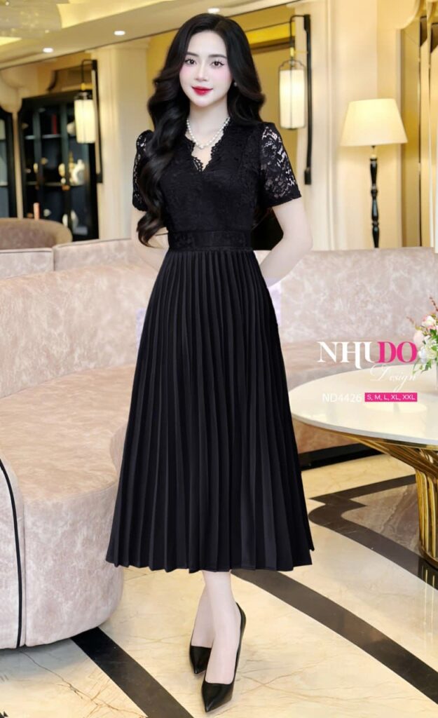 Váy Đen Liền Thân Công Sở - ND4426