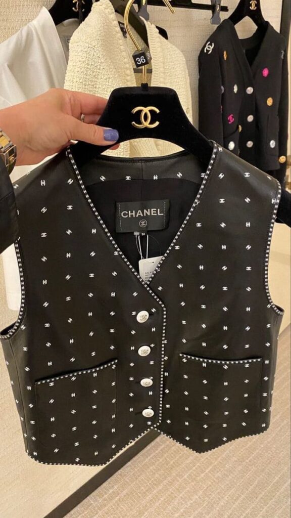 Áo Vest Đen - Áo Vest Chanel