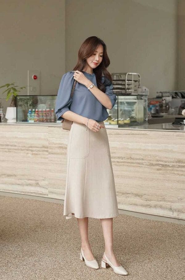 Đồ công sở trẻ trung màu pastel