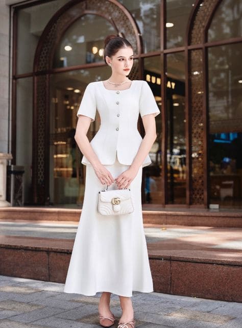 Phụ kiện phối với các mẫu váy đẹp công sở đẹp nhất