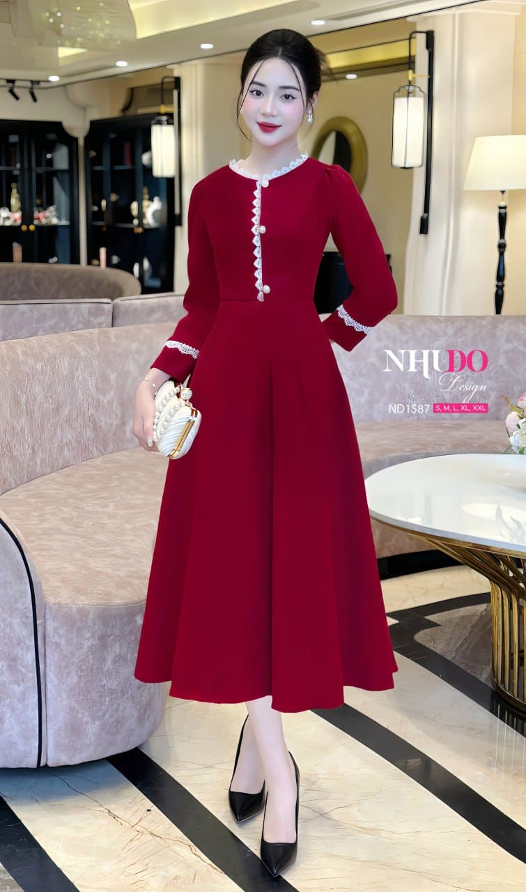 Váy nữ công sở thu đông