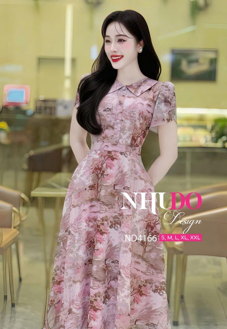 Váy nữ công sở tơ óng