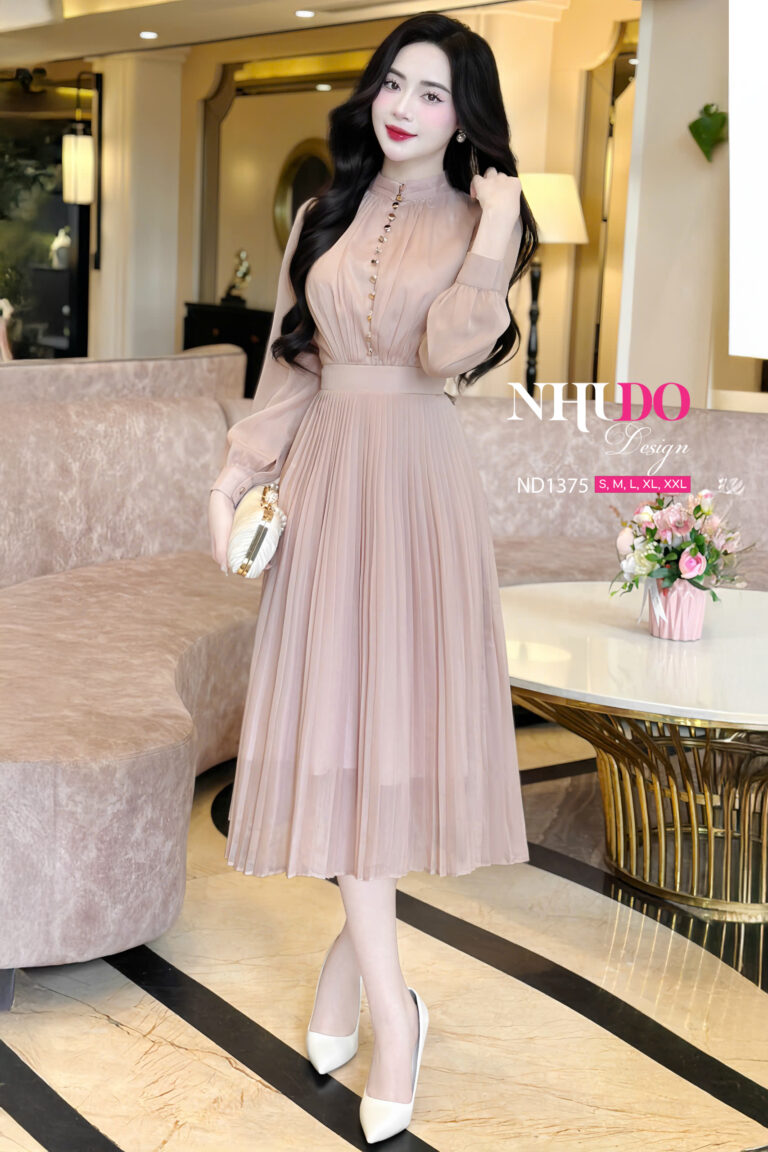 Váy công sở ngắn màu pastel
