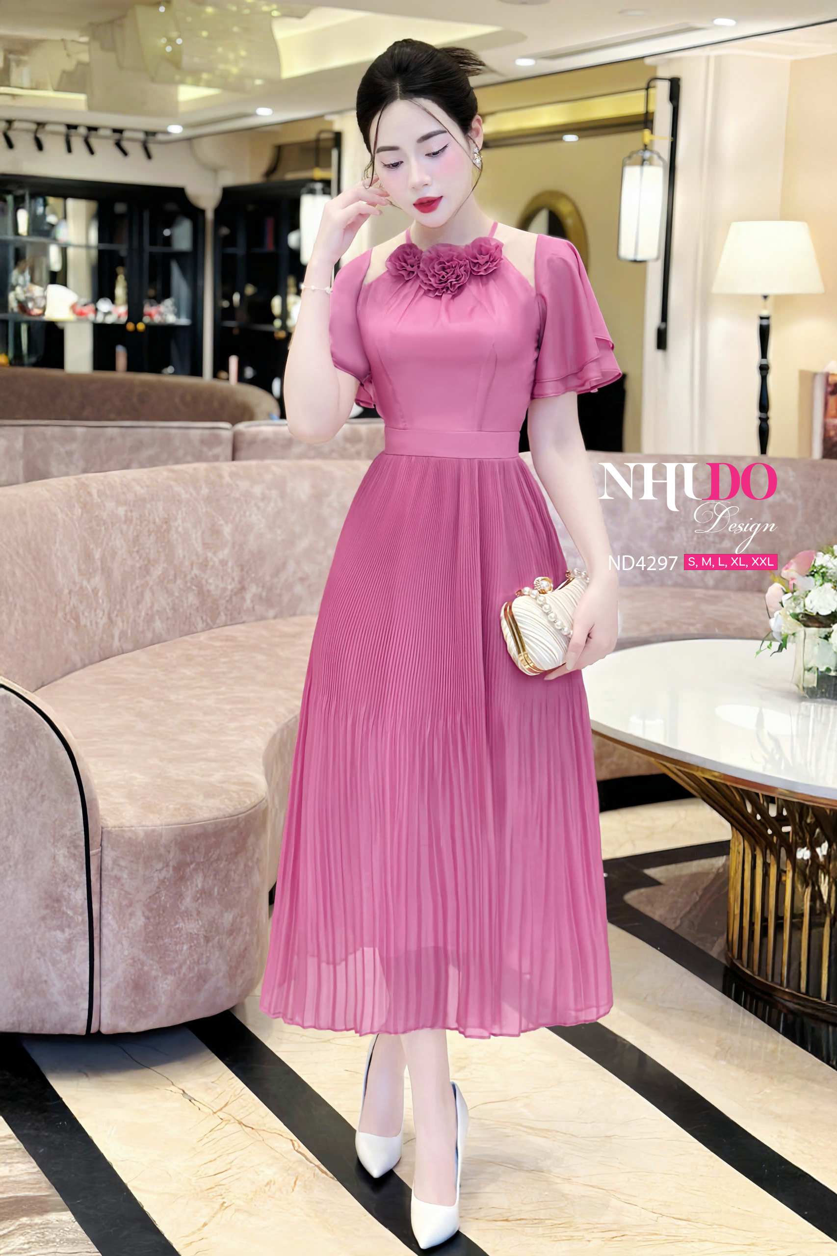 Váy Dáng Xòe Cho Người Gầy, Cao